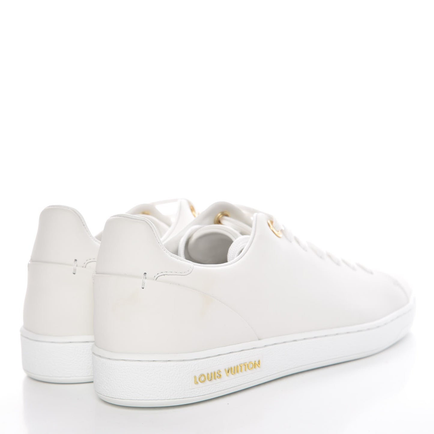 Calfskin Frontrow Sneakers 39 White