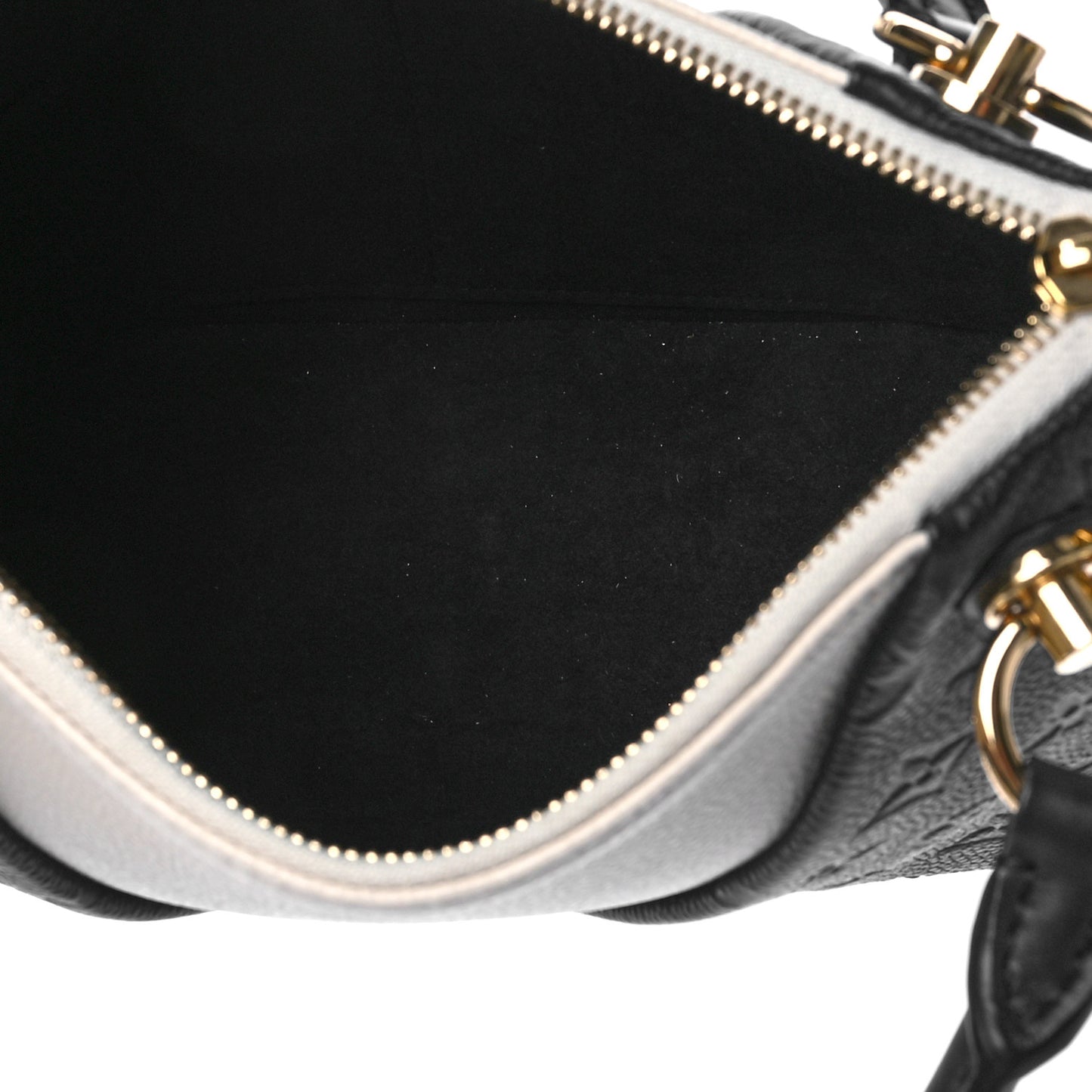 Empreinte V Tote BB Black Creme
