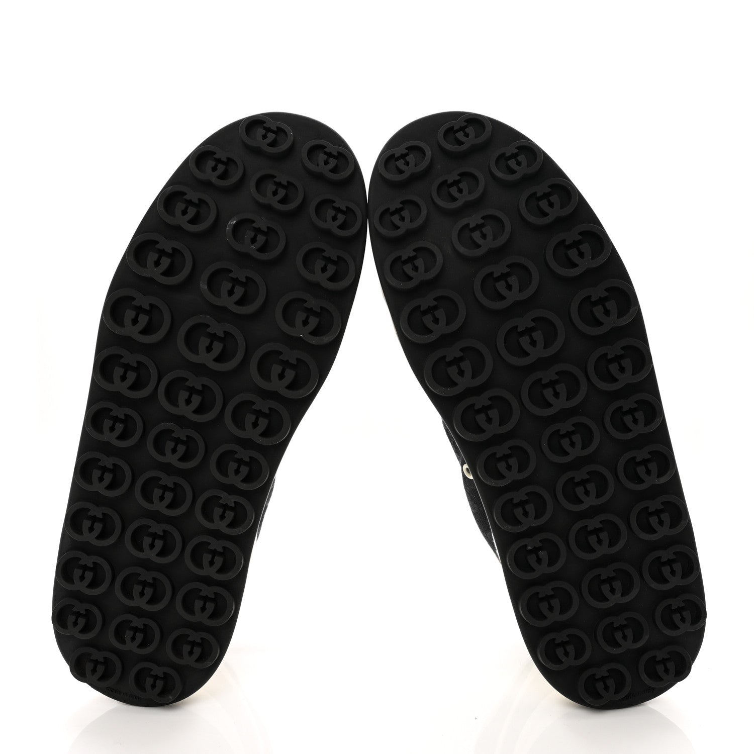 Gucci GG Monogram Mens 1977 Tennis Platform 52mm Sneakers 9 Black Mystic White 5 of 13