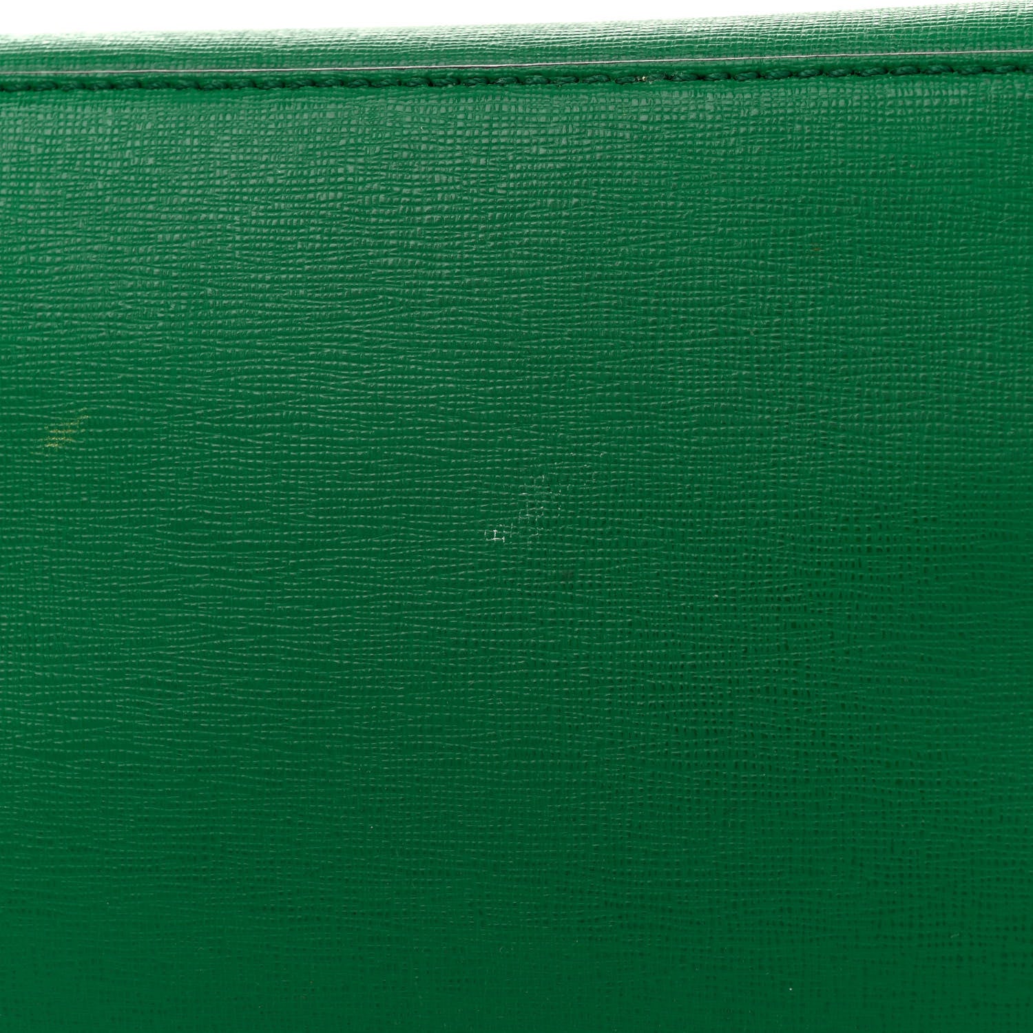 Fendi Vitello Elite Flamingo Regular 2Jours Tote Emerald 16 of 18