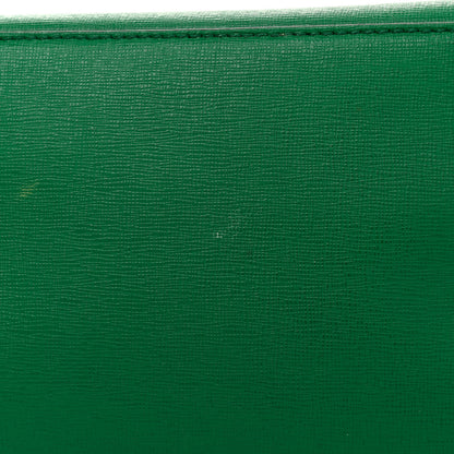 Fendi Vitello Elite Flamingo Regular 2Jours Tote Emerald 16 of 18