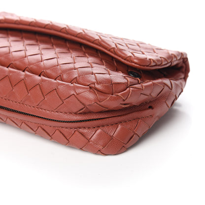 Bottega Veneta Nappa Intrecciato Mini Chain Messenger Brique 8 of 9