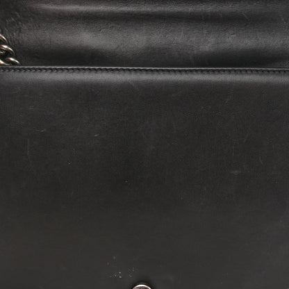 Chanel Lambskin Quilted Large Boy Flap Beige Black 13 of 13