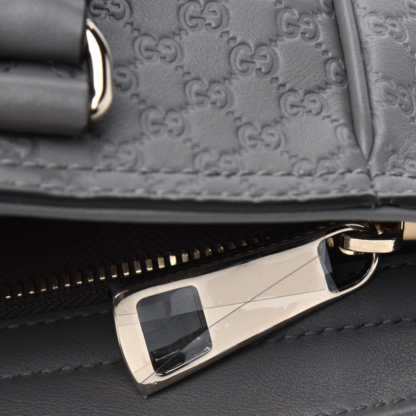 Microguccissima Small Bree Tote Graphite