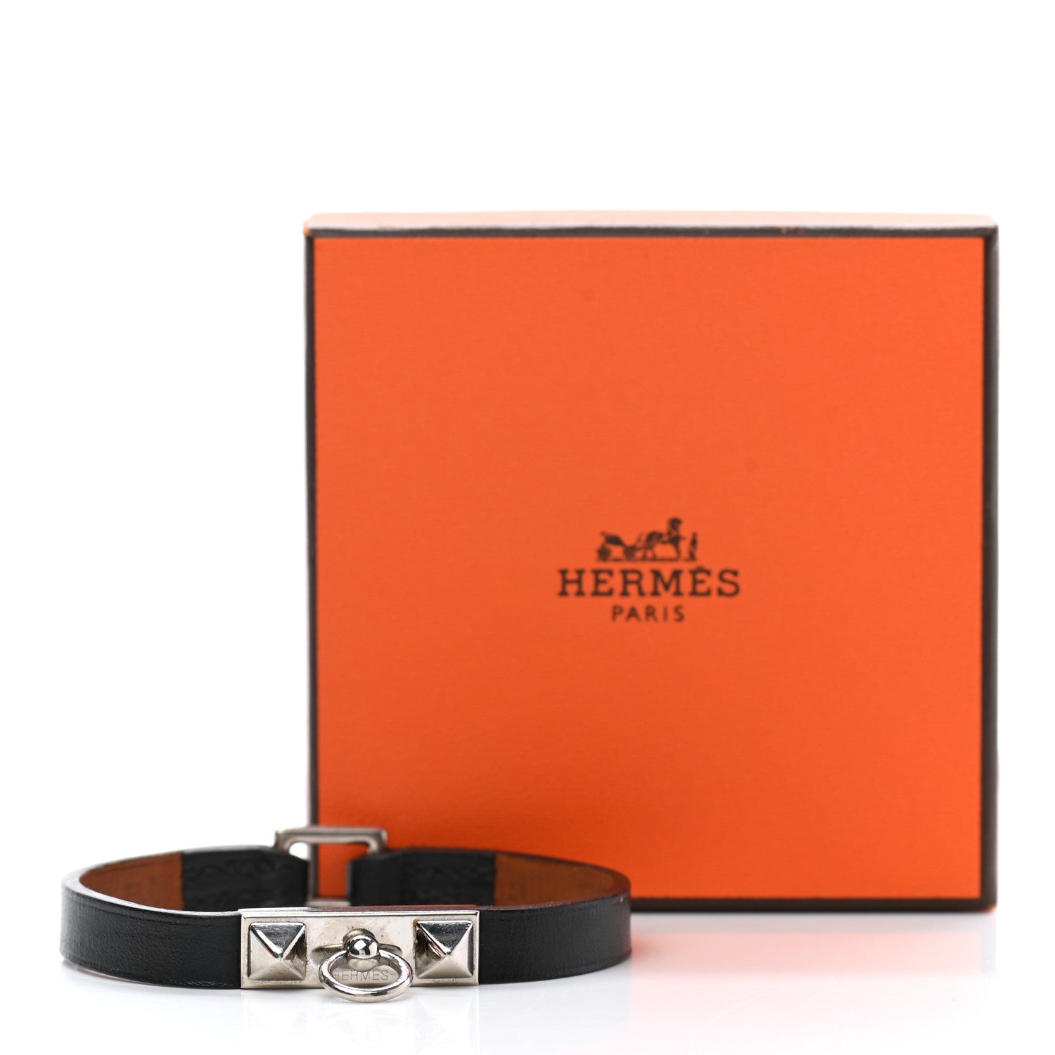Hermes Chamonix Micro Rivale Bracelet S Black 7 of 7