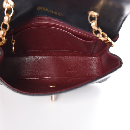 Chanel Lambskin Quilted Mini Flap Black 5 of 11