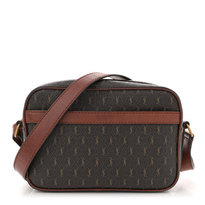 Saint Laurent Canvas Smooth Calfskin Le Monogramme Camera Bag Chestnut 1 of 15