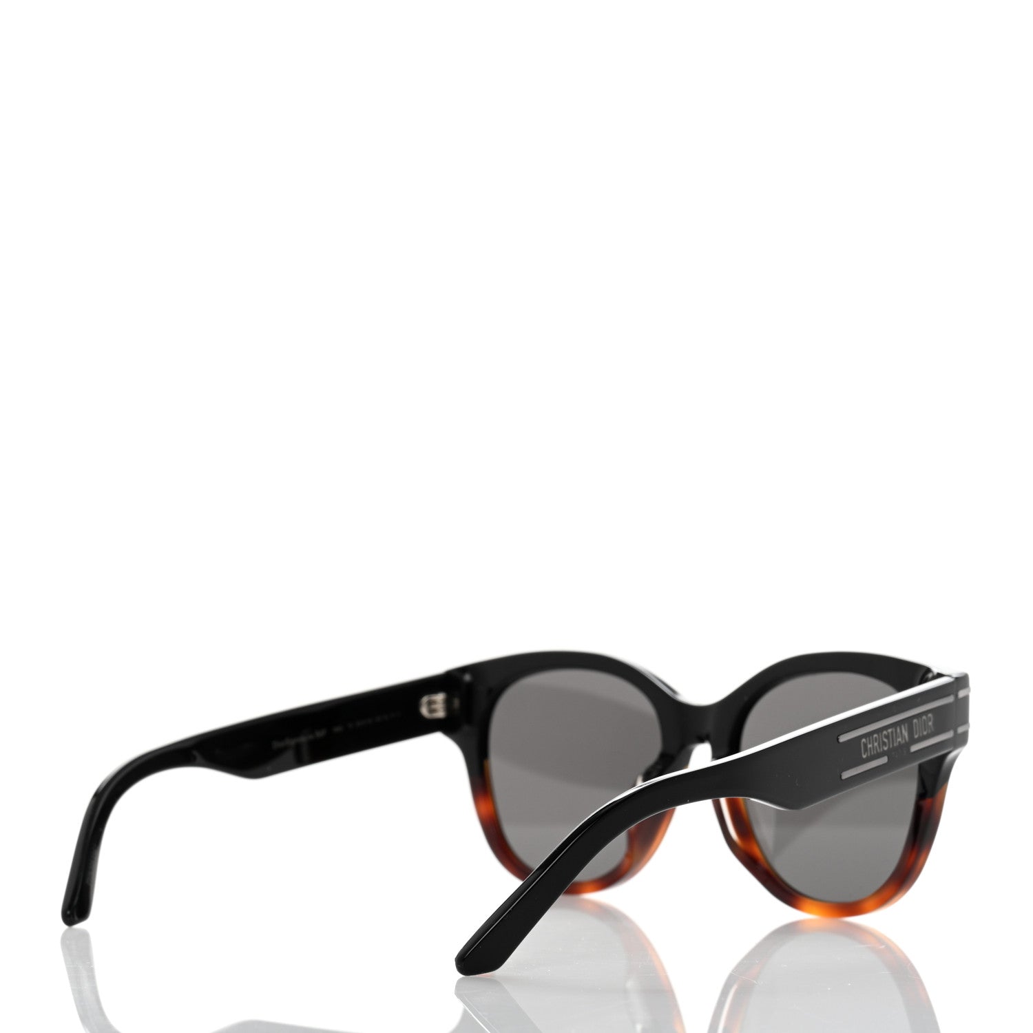 Christian Dior Diorsignature B6F Square Sunglasses Black Tortoiseshell 4 of 8