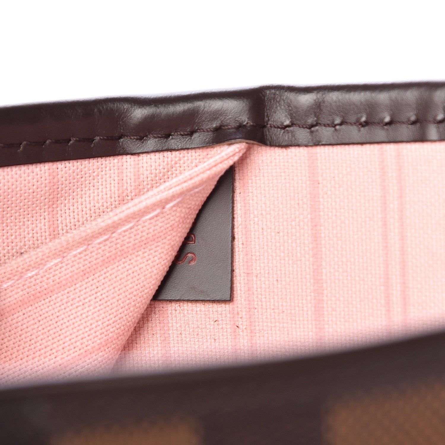 Louis Vuitton Damier Ebene Neo Neverfull MM Rose Ballerine 8 of 11