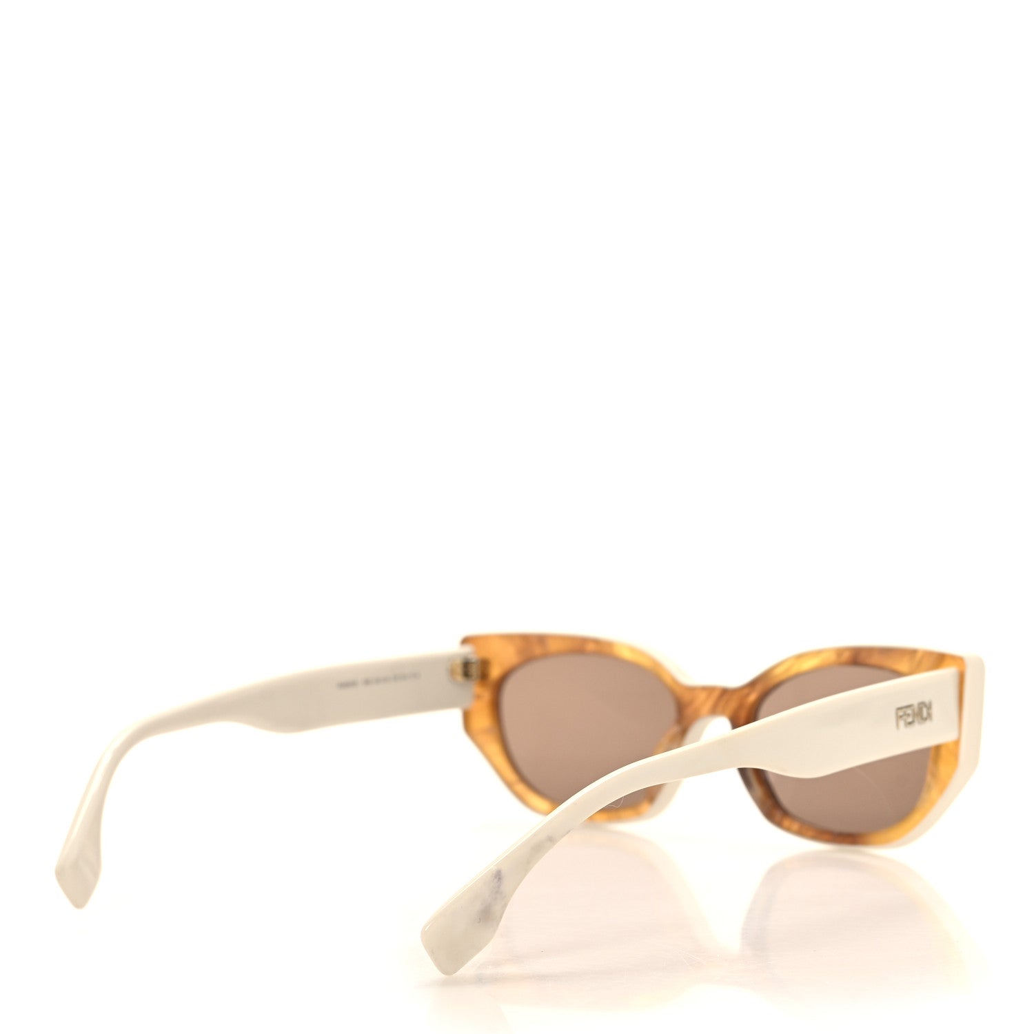 Fendi Acetate Fendi Bold Sunglasses FE40018I White 4 of 8