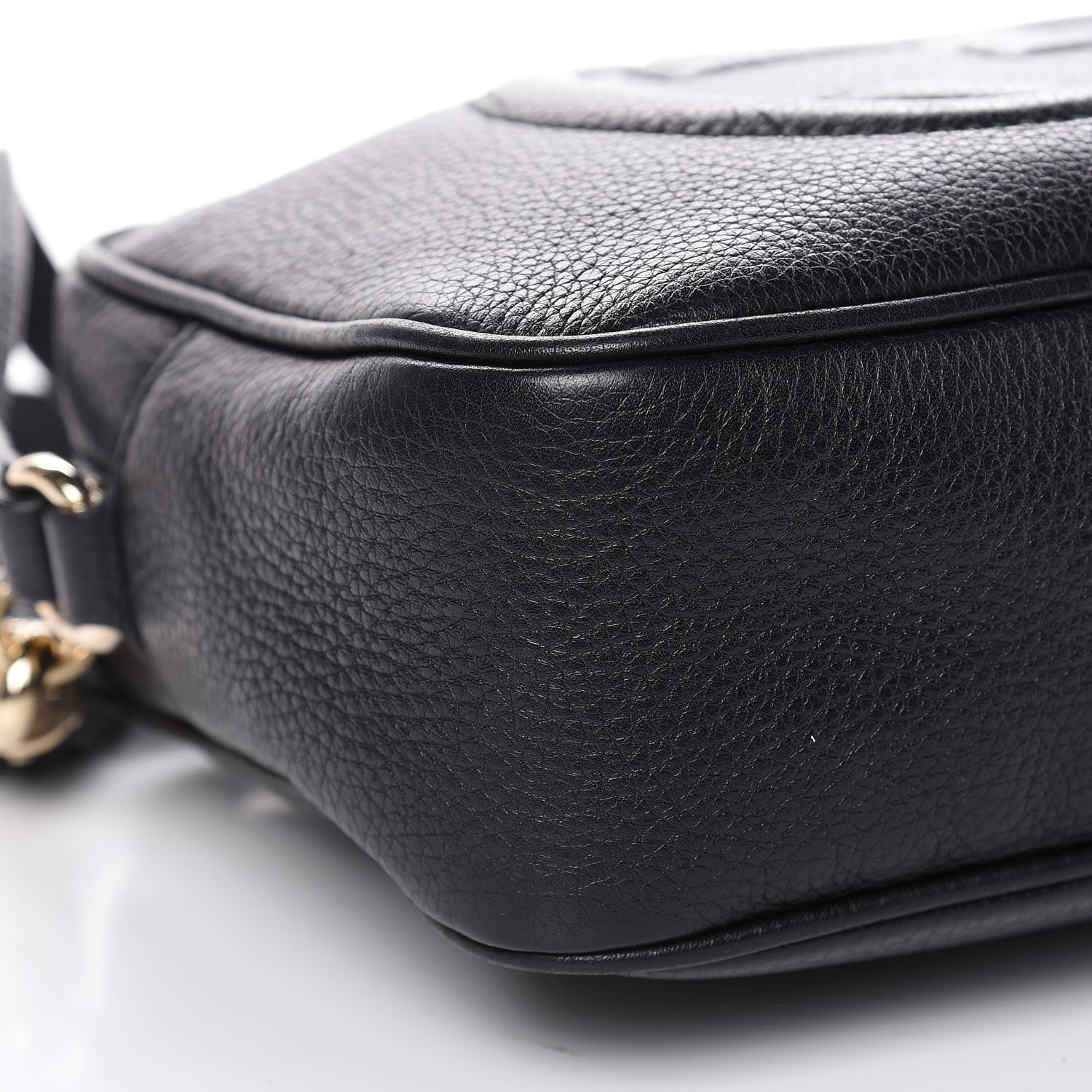 Gucci Pebbled Calfskin Small Soho Disco Bag Black 8 of 10