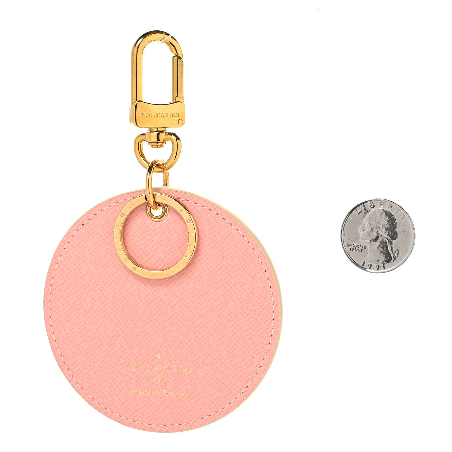 Louis Vuitton Damier Azur 2018 Christmas Animation Bag Charm Key Ring 2 of 4