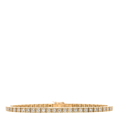 Cartier 18K Yellow Gold Diamond Lanieres Bracelet 15 1 of 3