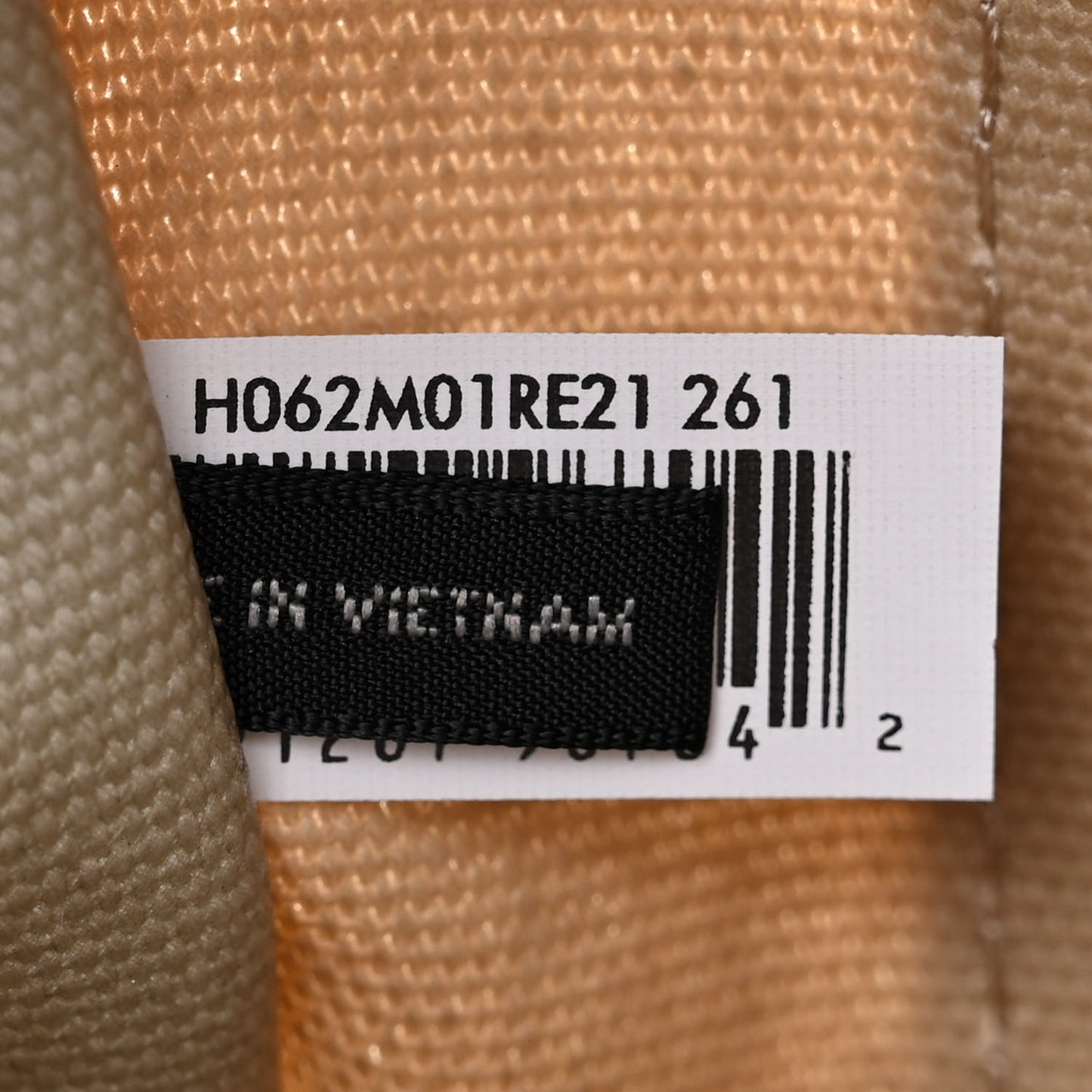 Cotton Canvas Colorblock Small The Traveler Tote Bag Beige Multicolor