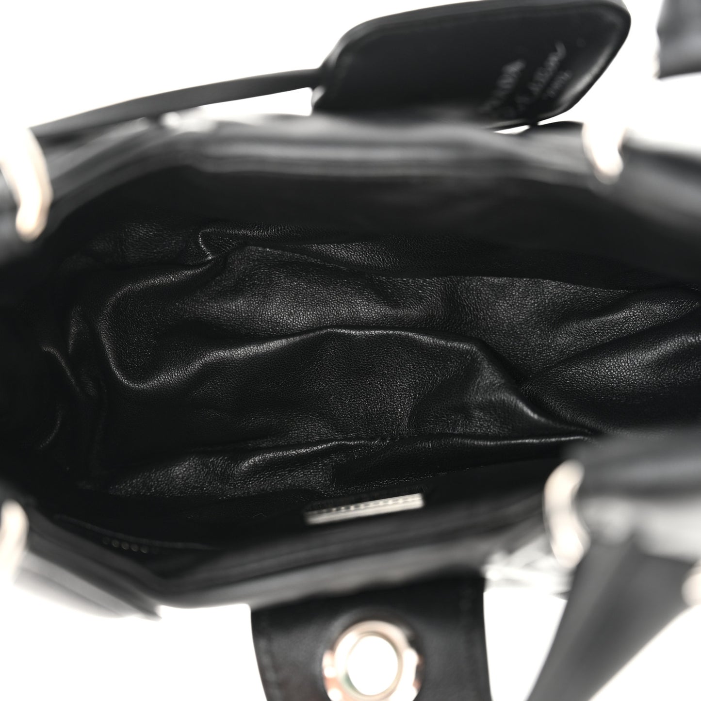 Nappa Soft Padded Re-Edition 2002 Moon Bag Black