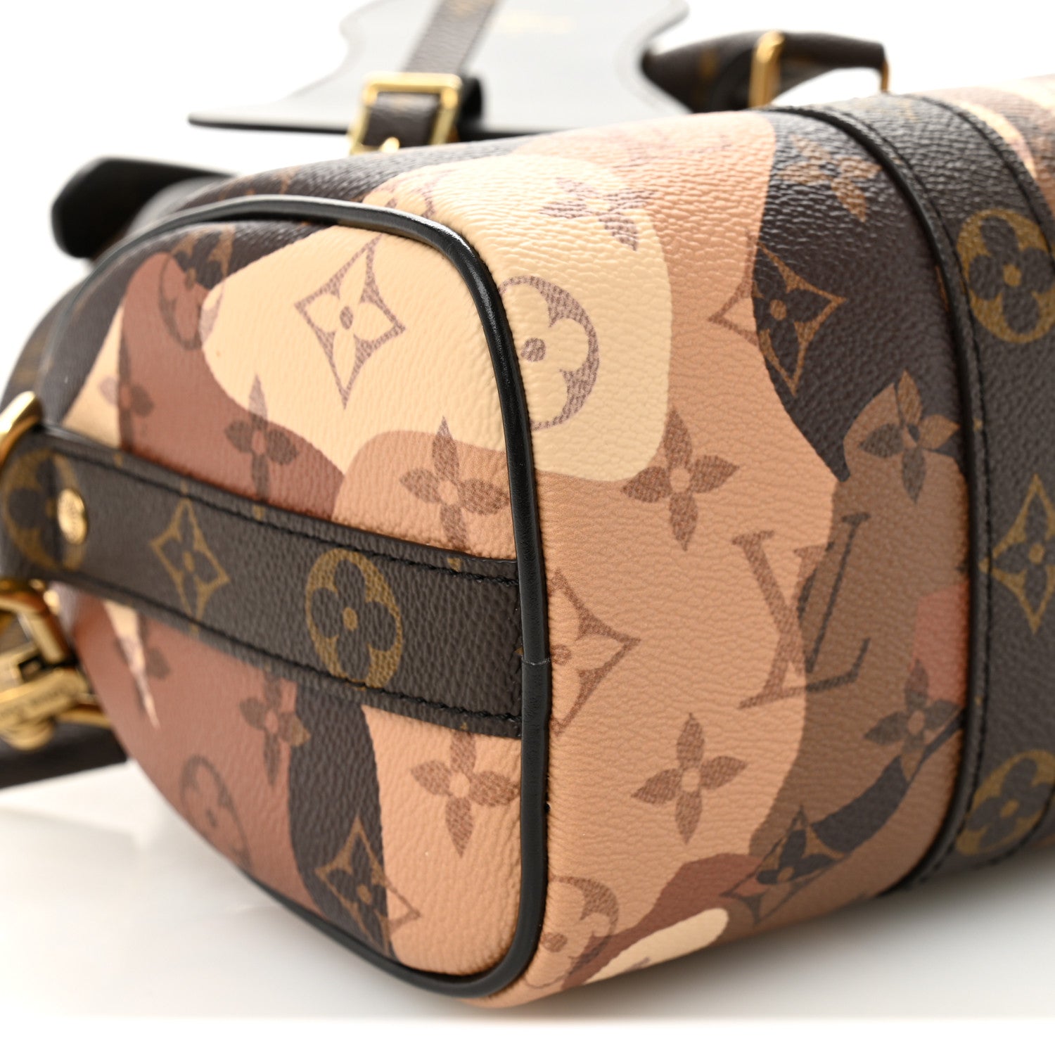 Louis Vuitton Monogram Portrait Keepall Bandouliere 25 Brown