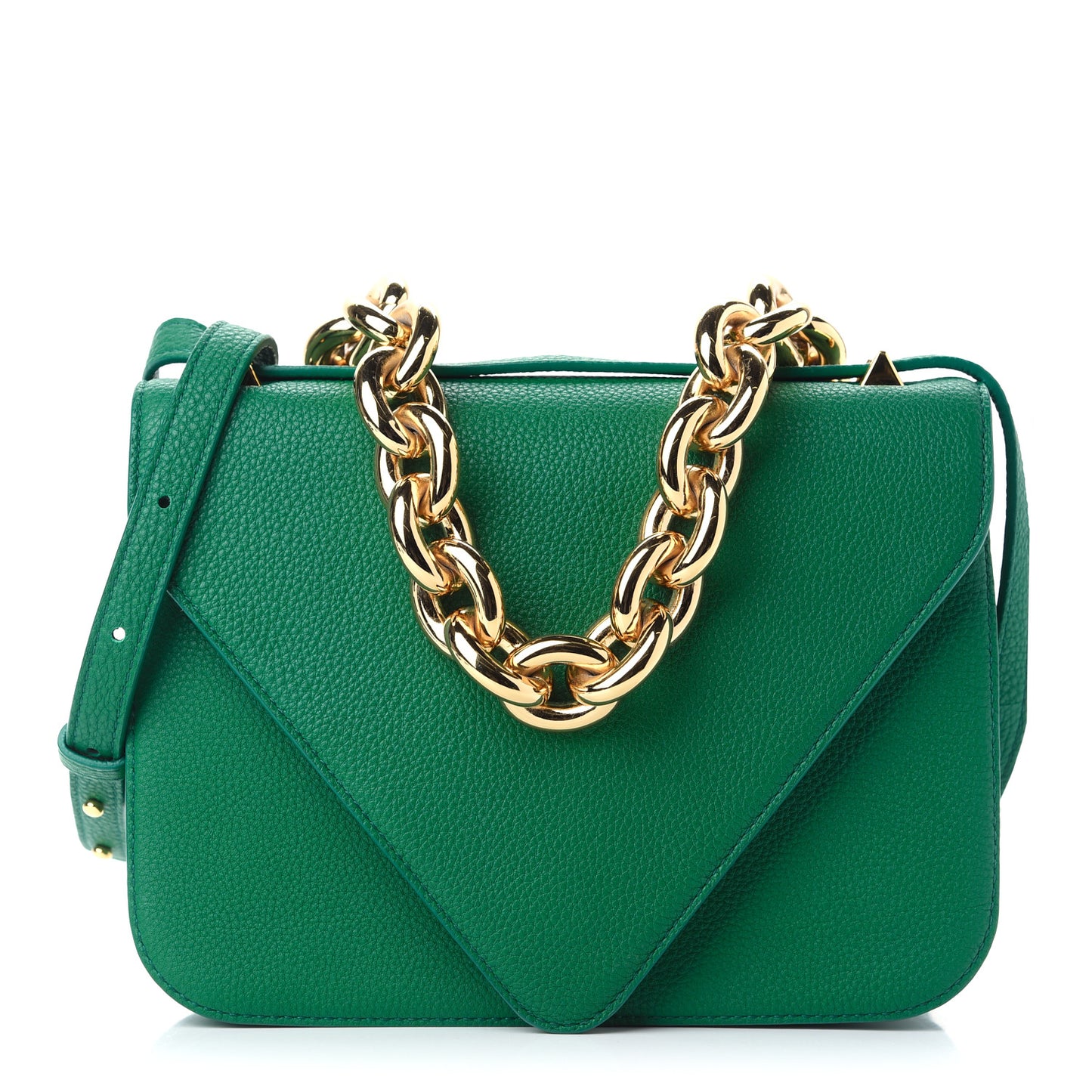 Calfskin Mount Envelope Bag Jungle