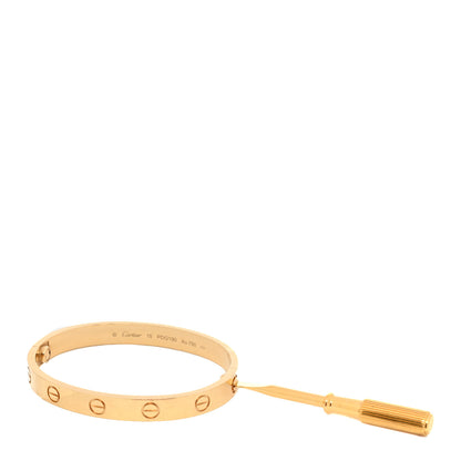 Cartier 18K Yellow Gold LOVE Bracelet 15 4 of 5
