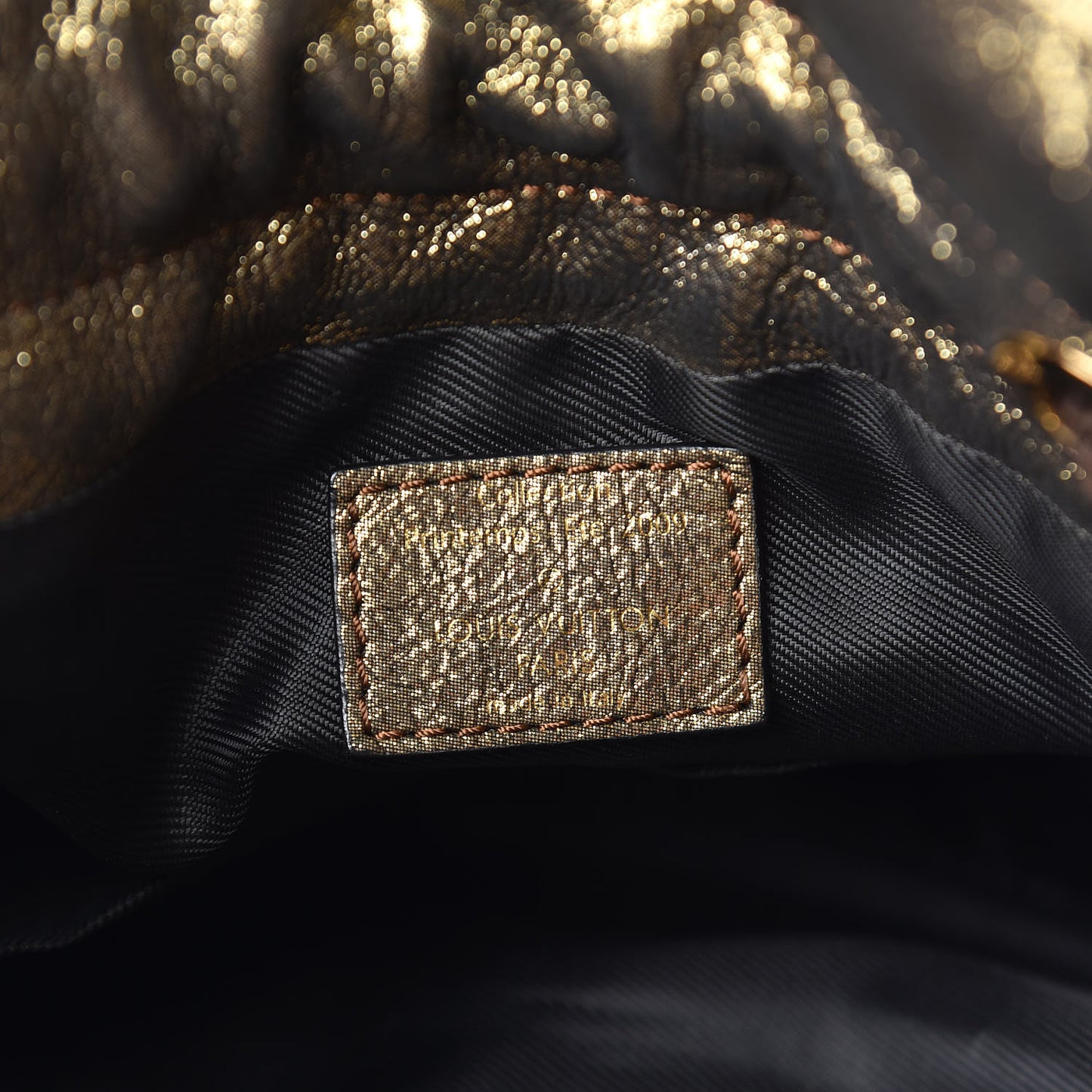 Monogram Lurex Sunbird Gold