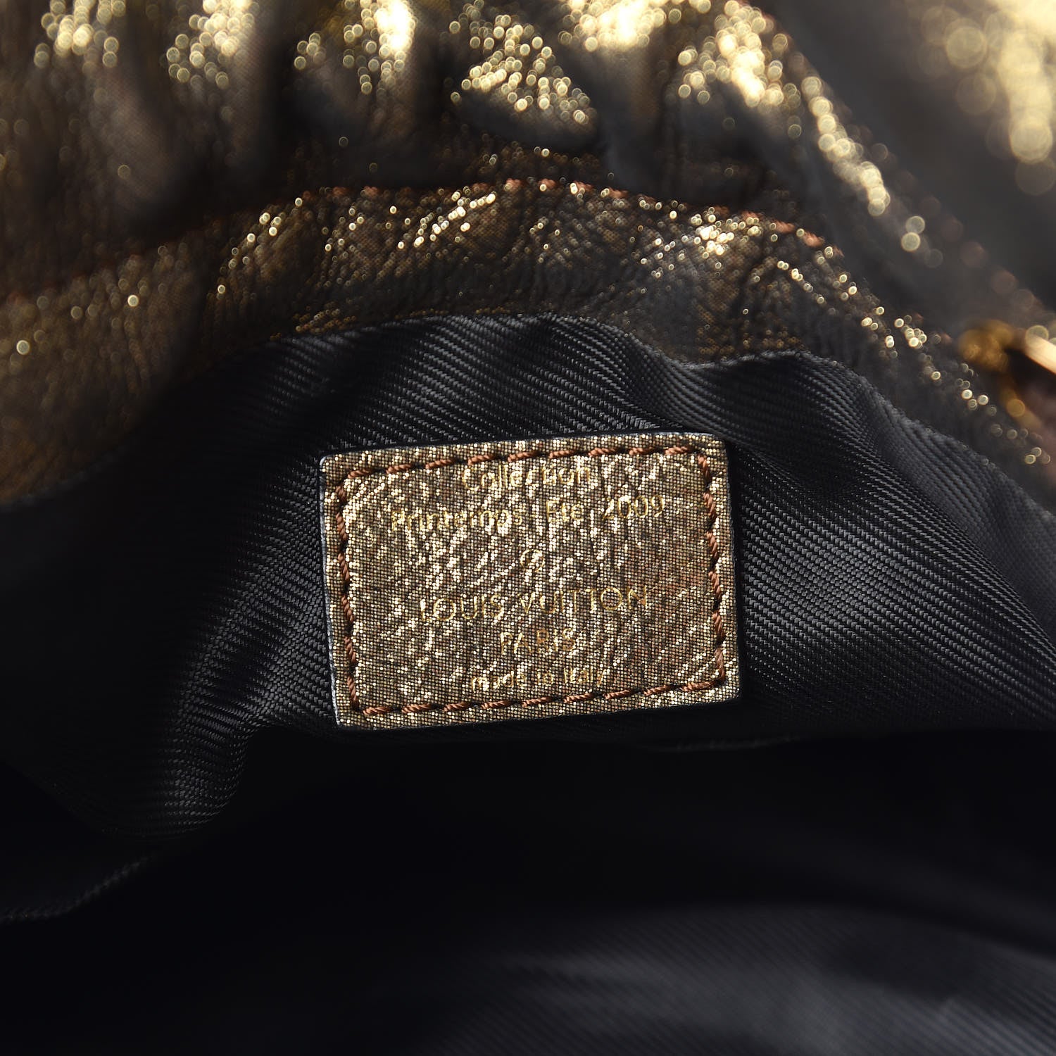 Louis Vuitton Monogram Lurex Sunbird Gold 7 of 16