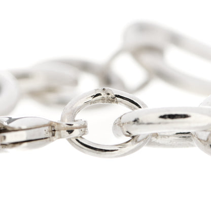 Tiffany Sterling Silver Wide Infinity Chain Bracelet 4 of 5