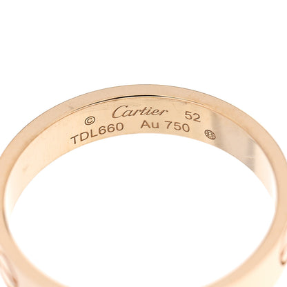 Cartier 18K Yellow Gold 3.5mm LOVE Wedding Band Ring 52 6 4 of 6