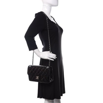 Chanel Patent Quilted Large Coco Shine Flap Black 3 of 12