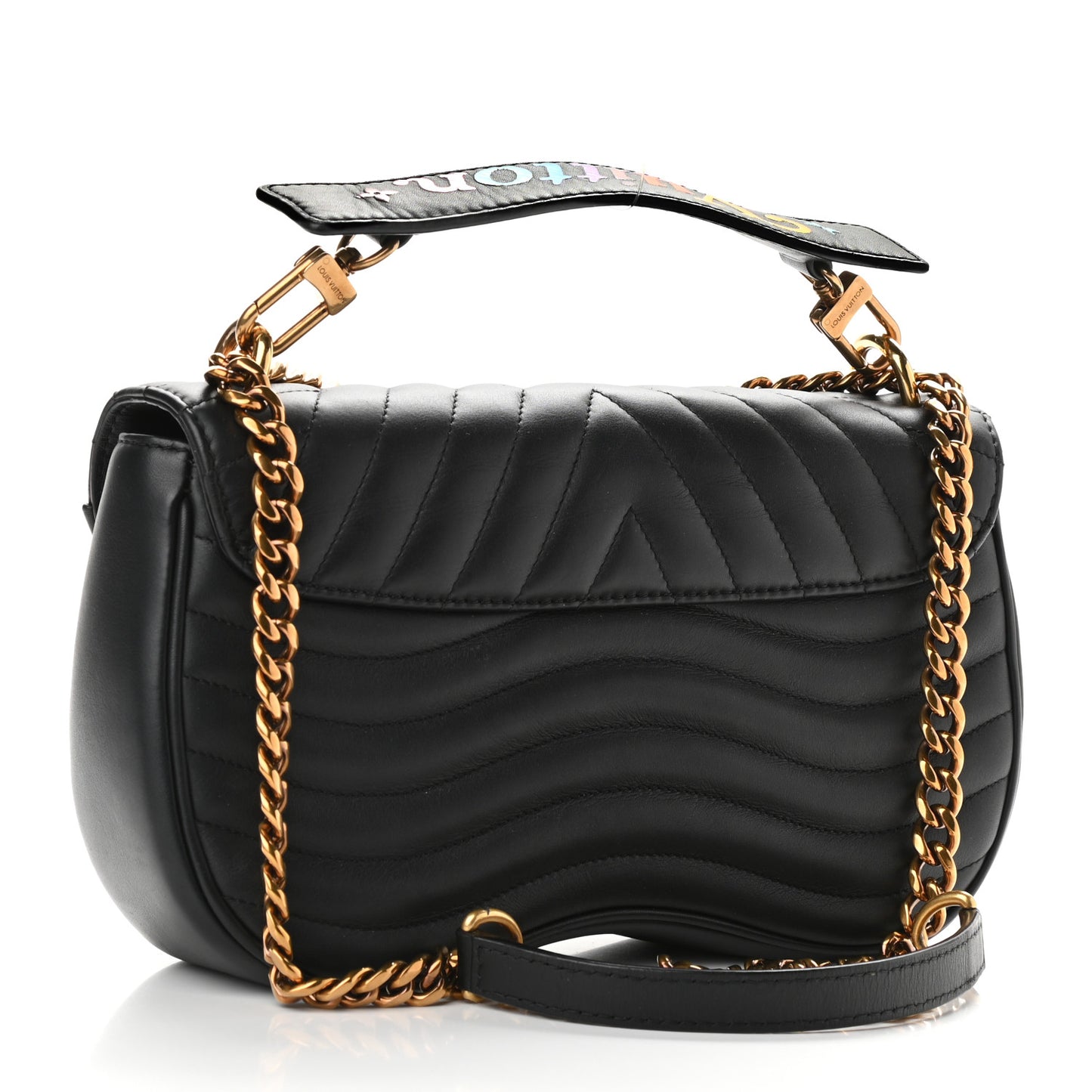 Calfskin New Wave Chain MM Black
