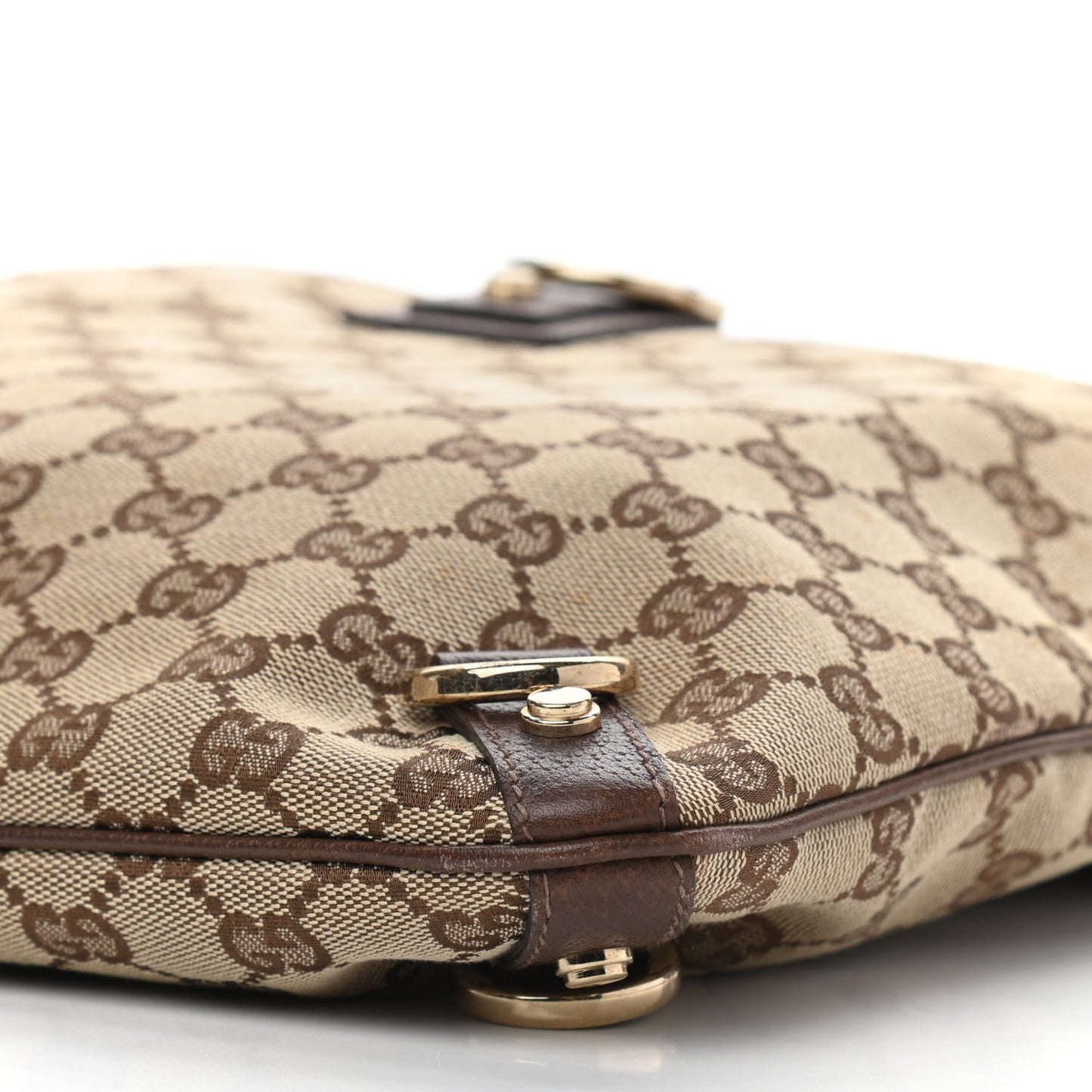 Monogram Abbey Messenger Bag Dark Brown