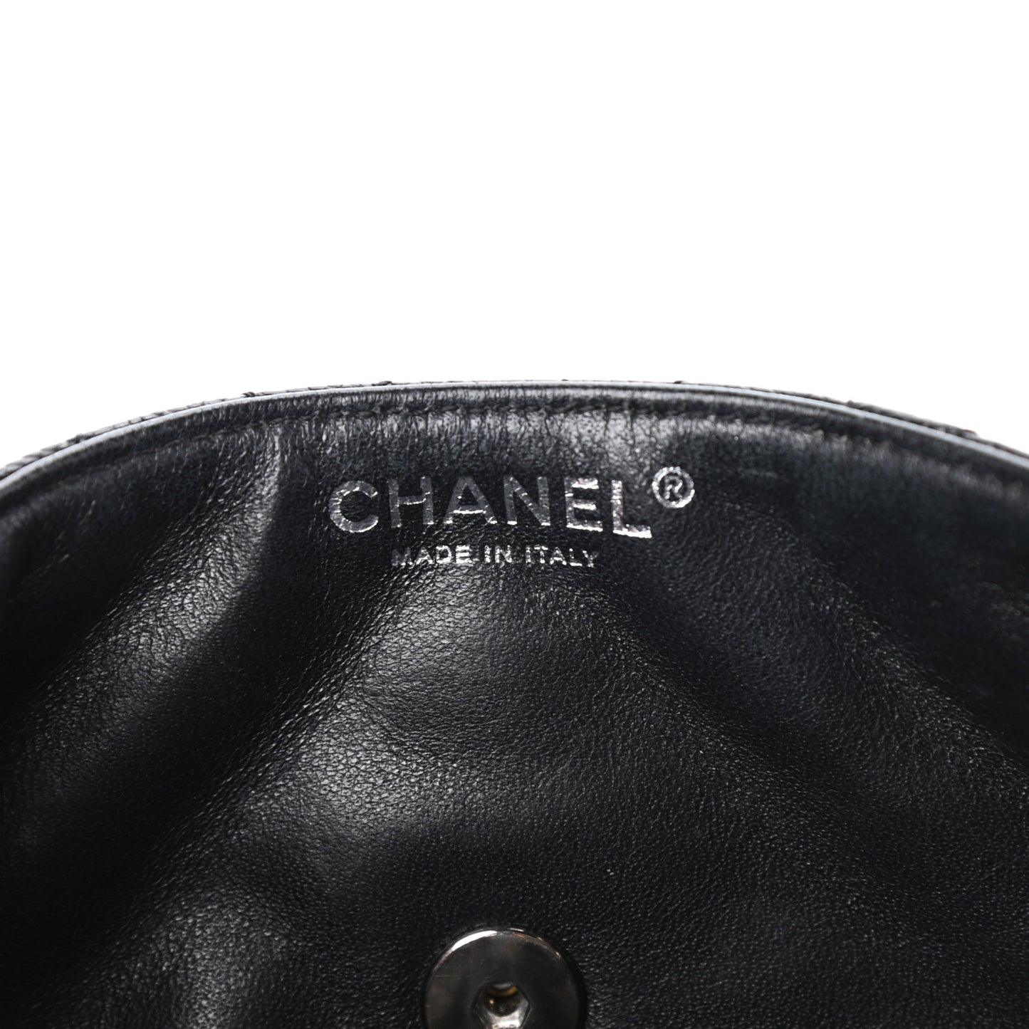 Caviar Quilted East West Flap Black
