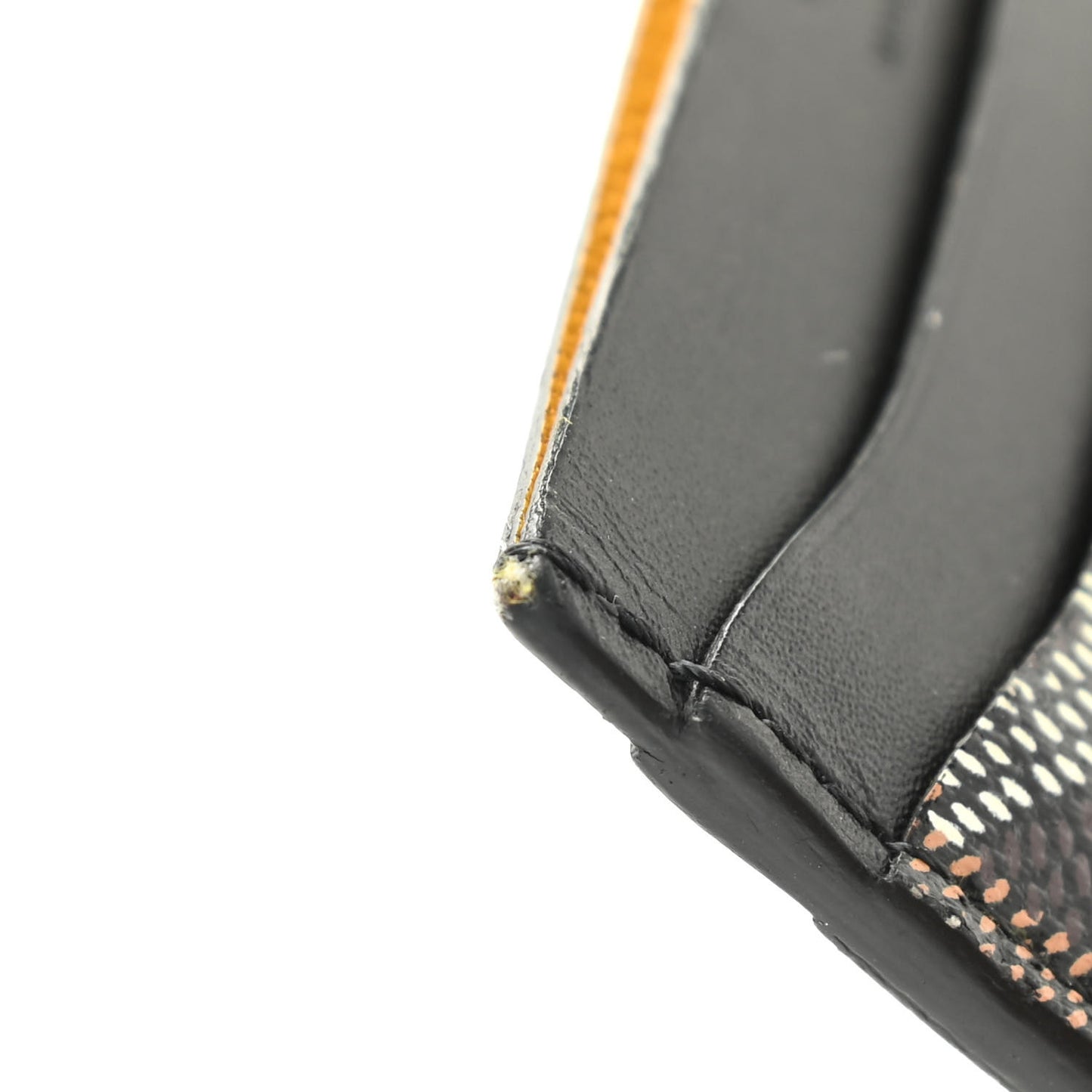 Goyardine Saint Sulpice Card Holder Black
