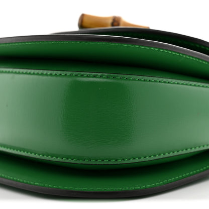 Gucci Boarded Dyana Lux Calfskin Web Mini Bamboo 1947 Top Handle Bag Spring Green 10 of 10
