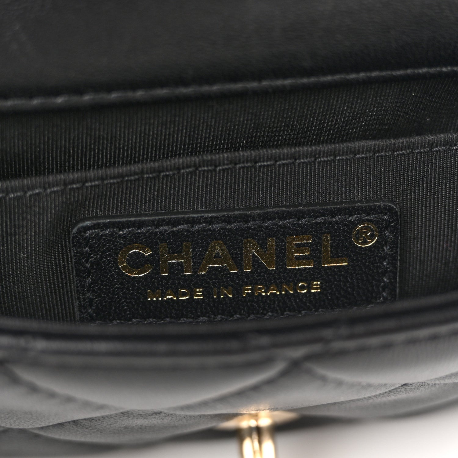 Chanel Lambskin Quilted Mini My Precious Waist Bag Black 6 of 11