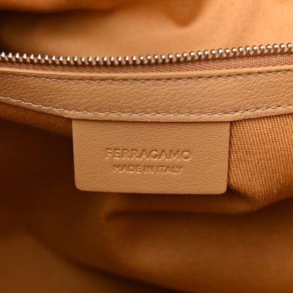 Salvatore Ferragamo Calfskin Large Star Tote Light Camel 6 of 12