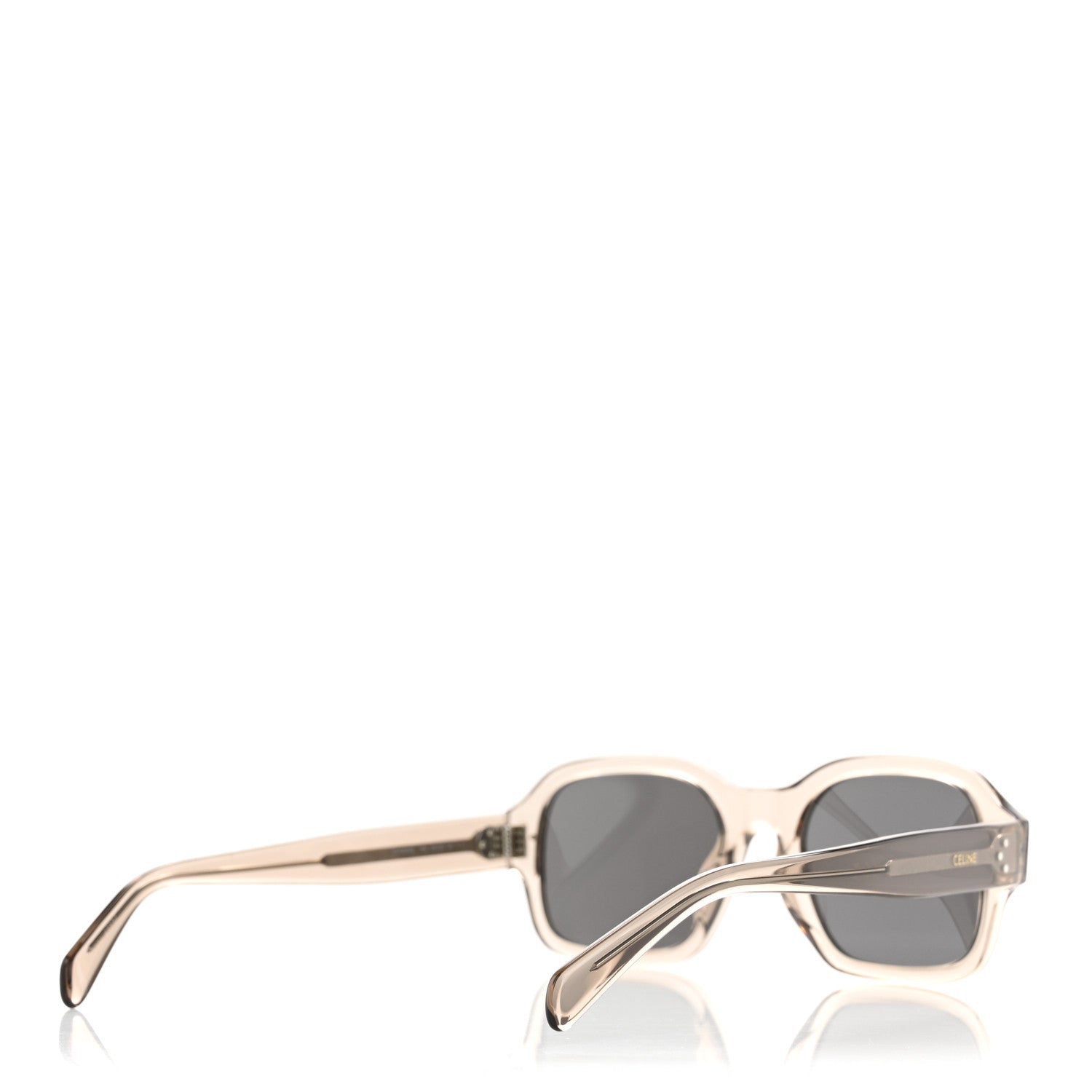 Celine Acetate Square Sunglasses CL40266U Beige Smoke 4 of 7