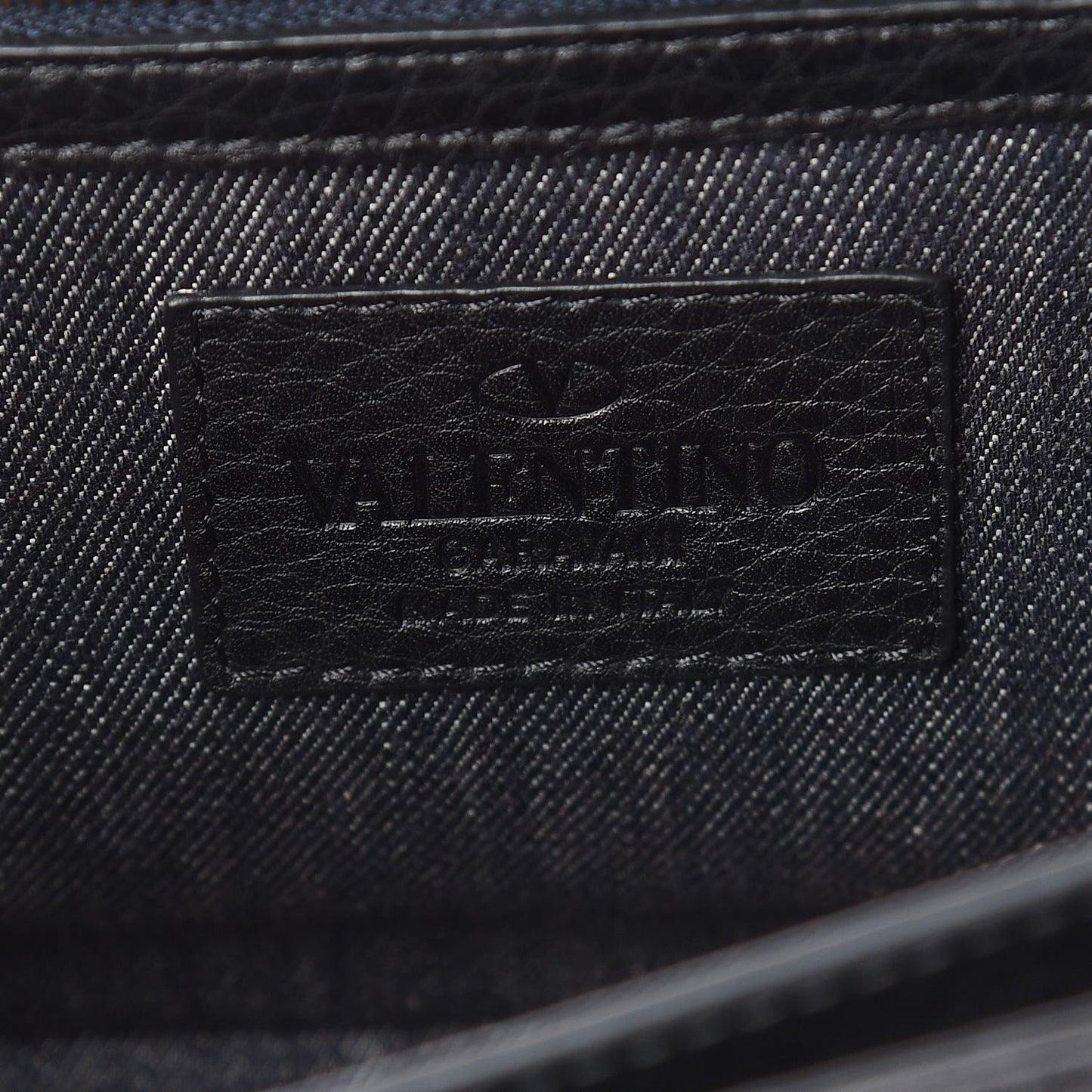 Denim B-Rockstud Flap Blue