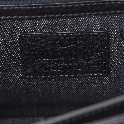 Valentino Garavani Denim B-Rockstud Flap Blue 8 of 9