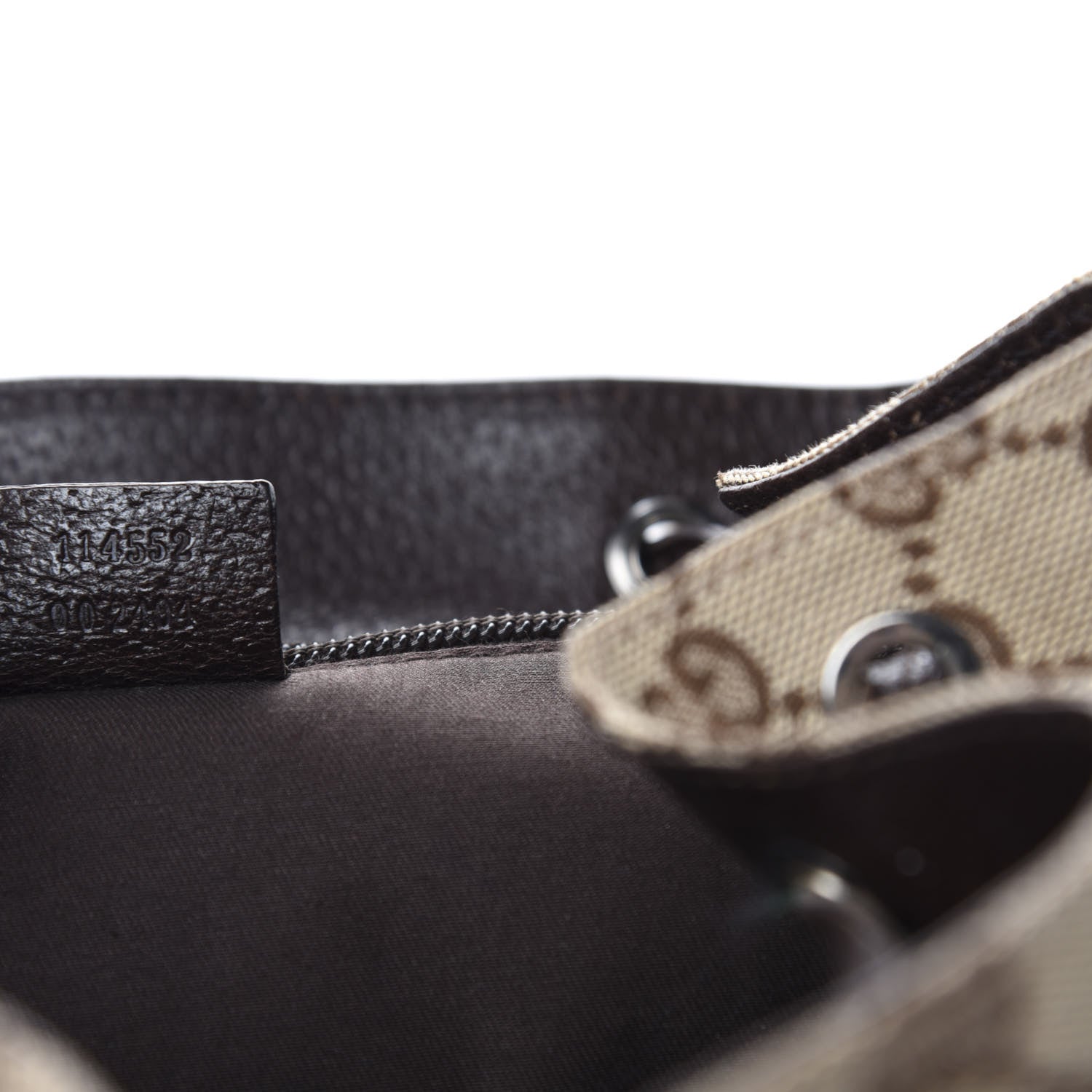 Gucci Monogram Backpack Dark Brown 12 of 14