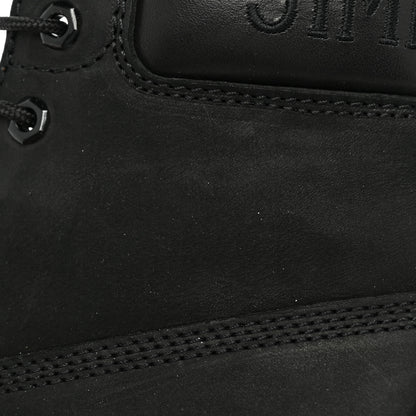 Jimmy Choo X TIMBERLAND Nubuck Glitter Ankle Boots 10 Black Gunmetal 12 of 12