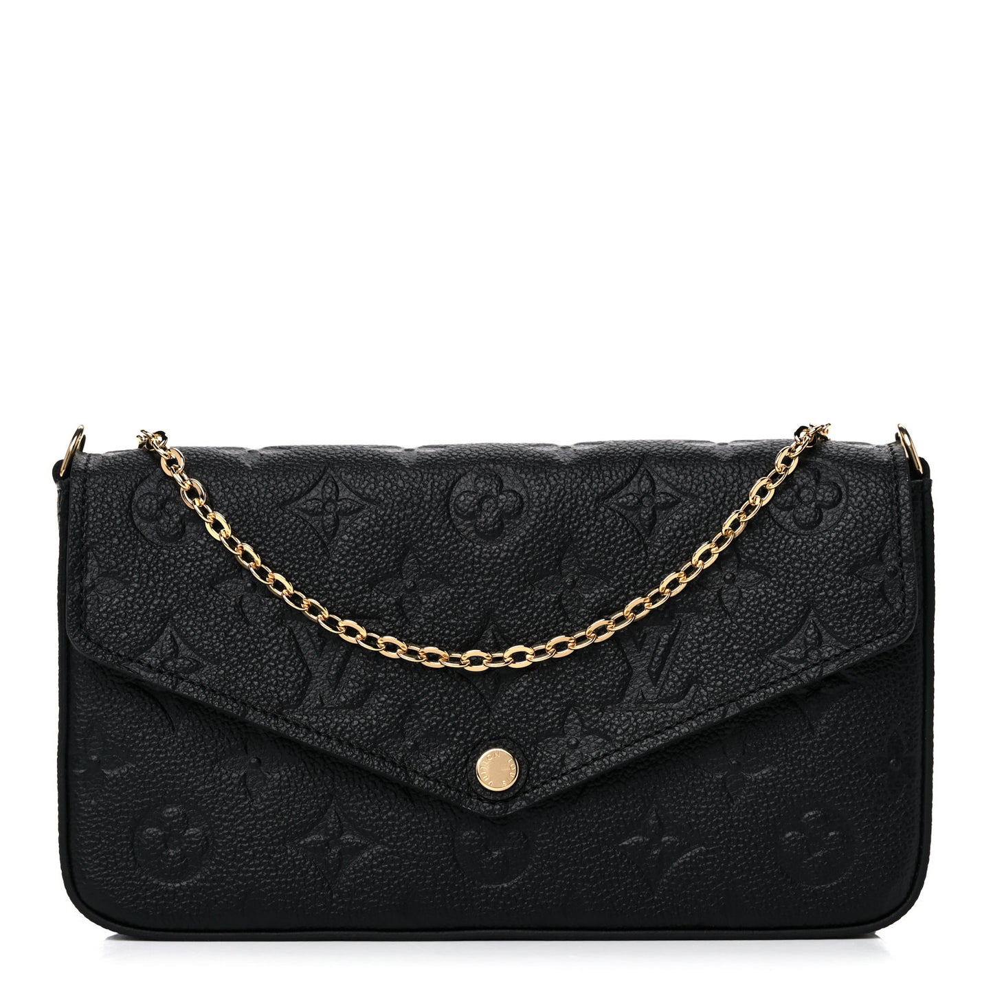 Empreinte Pochette Felicie Chain Wallet Black