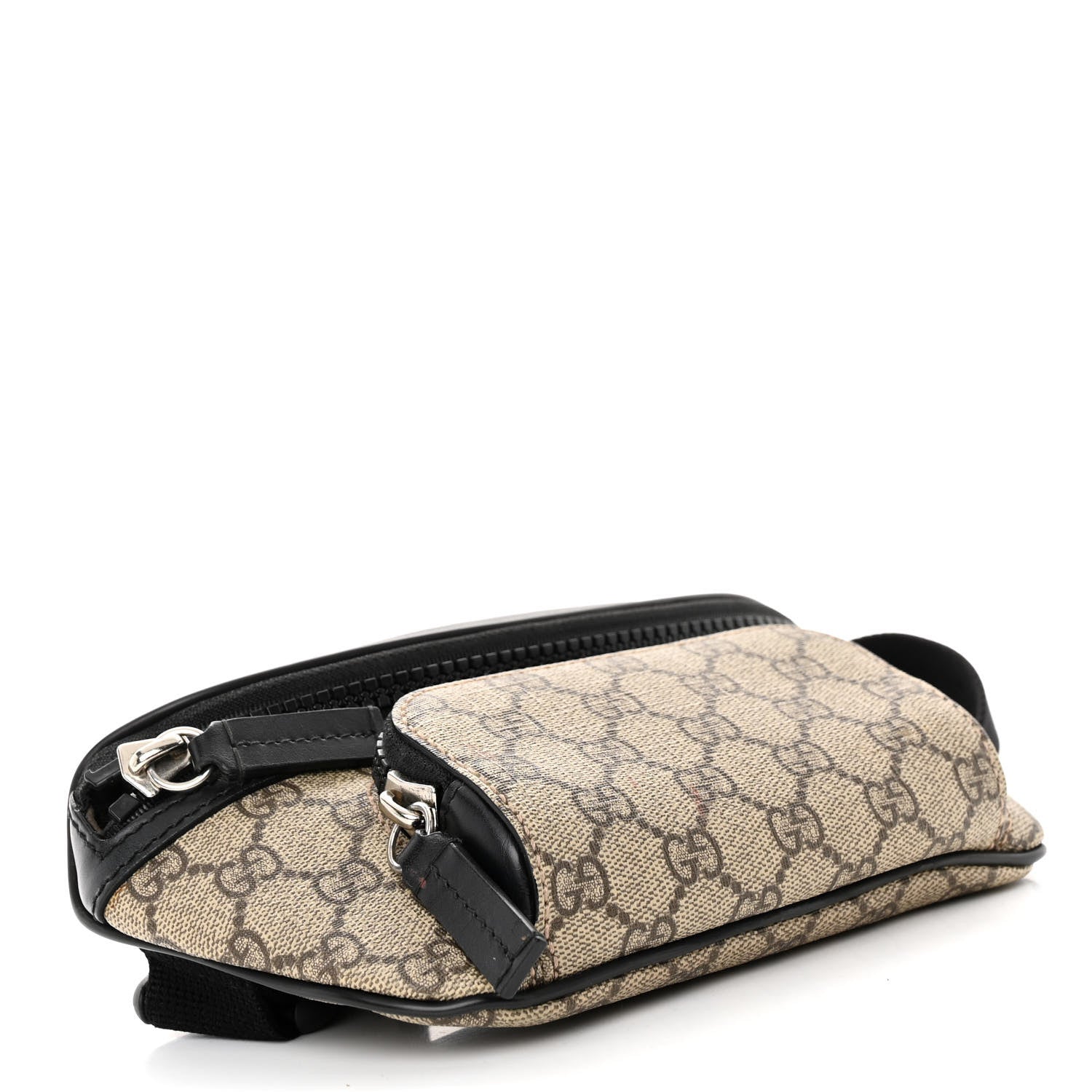 Gucci GG Supreme Monogram Belt Bag Black 4 of 11