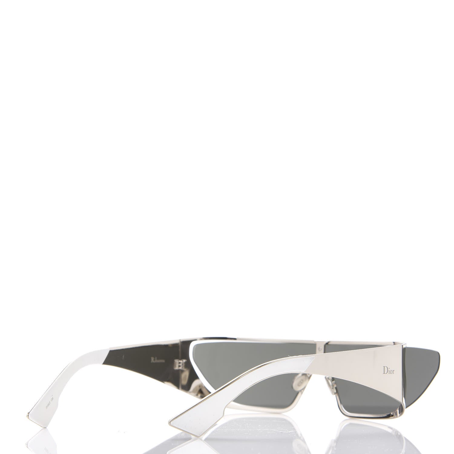 Christian Dior X RIHANNA Shield Sunglasses Silver 4 of 8