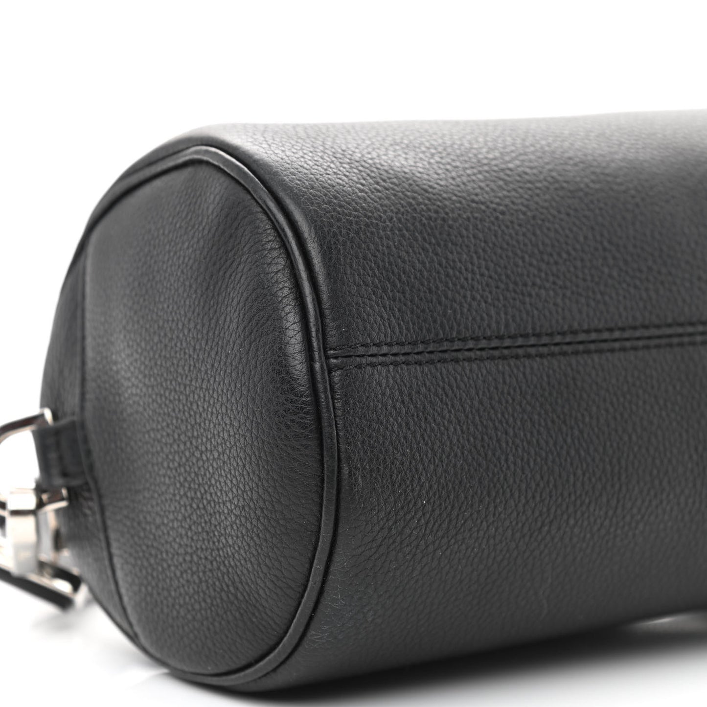 HOMME Grained Calfskin Mens Roller Pouch Black