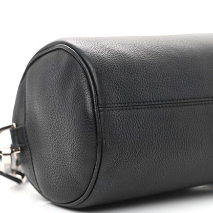 Christian Dior HOMME Grained Calfskin Mens Roller Pouch Black 8 of 9