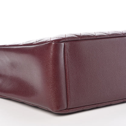 Chanel Caviar Quilted Grand Shopping Tote GST Burgundy 6 of 9