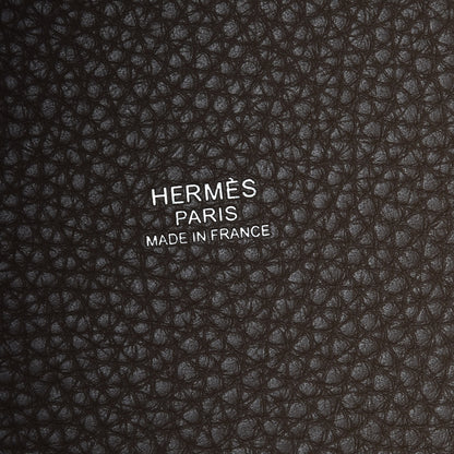 Hermes Taurillon Clemence Picotin Lock 22 MM Etoupe 6 of 10