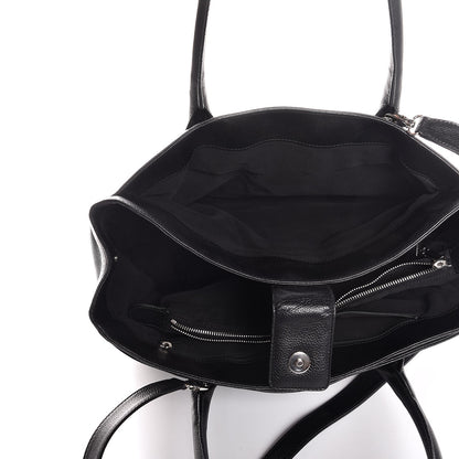 Chanel Calfskin Cerf Executive Shopper Tote Black 7 of 15