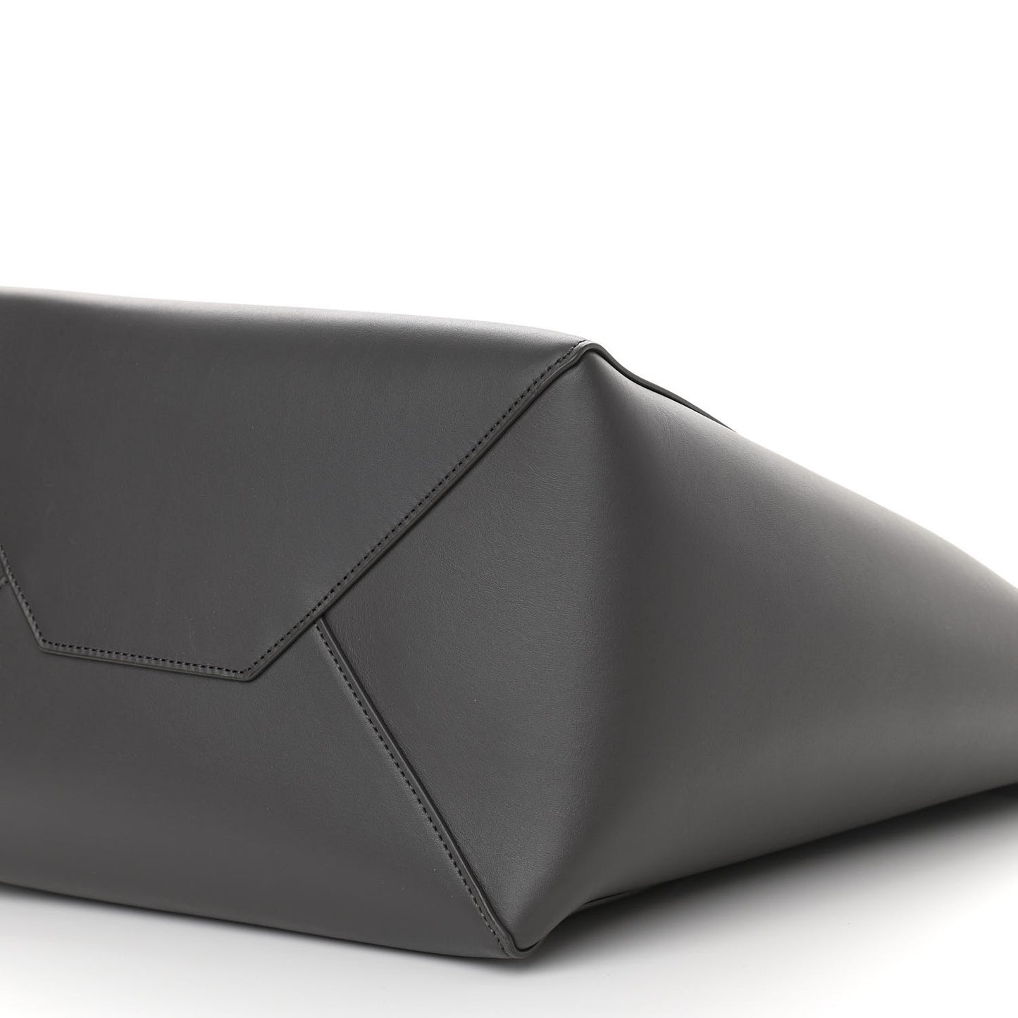 Smooth Calfskin Small Tassel Cabas Phantom Gray Blue