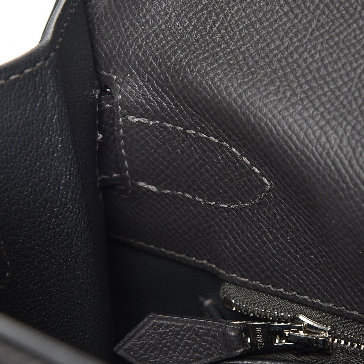 Hermes Epsom Kelly Sellier 40 Graphite 18 of 37