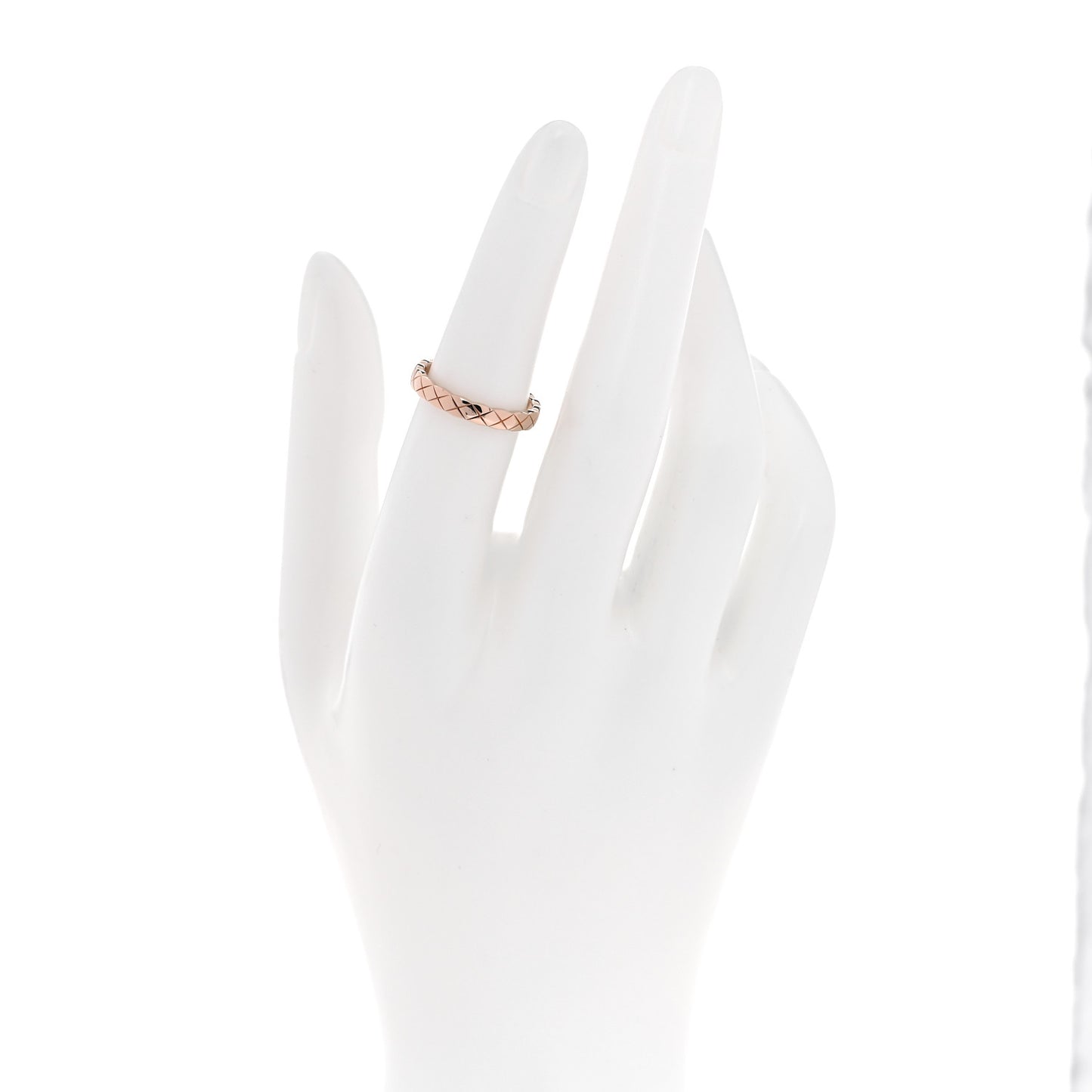 18K Beige Gold Mini Coco Crush Ring 52 6